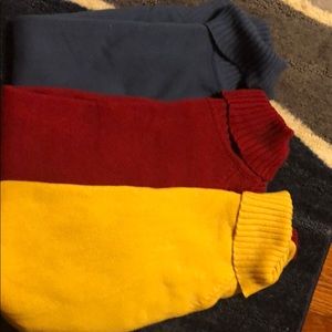 3 size large Jeanne Pierre turtle neck sweaters